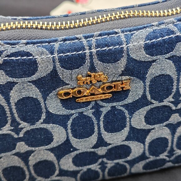 Coach Teri Crossbody Bag Denim Blue - Picture 7 of 11